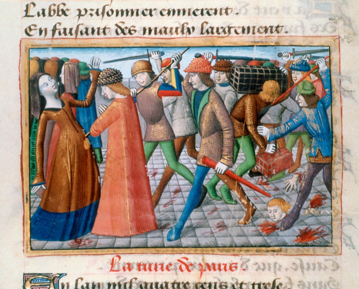 Massacre dos habitantes de Paris, 1413 de maio de 1484 de Unbekannt