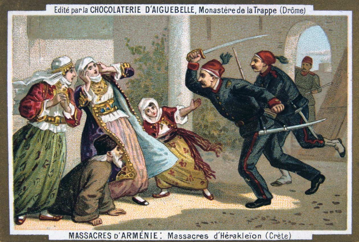 Massacres de Heraklion Creta, 1895 de Unbekannt