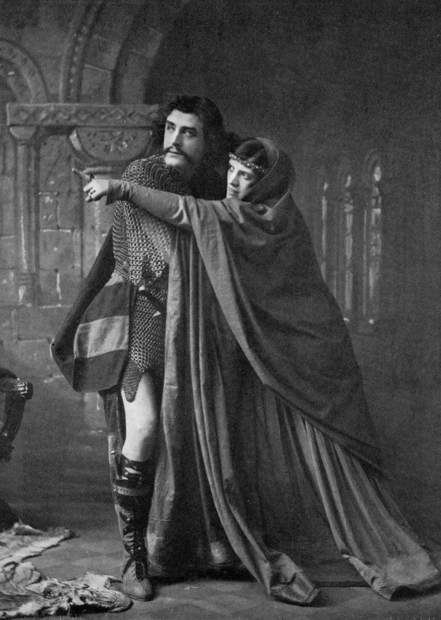 Matheson Lang 1879-1948 e Hutin Britton em Macbeth, 1911-1912 de Unbekannt