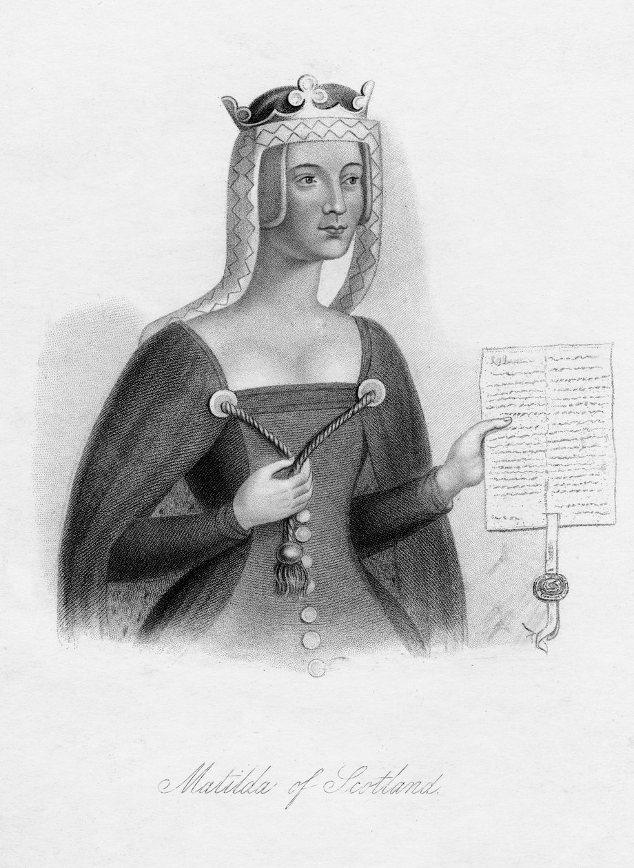 Matilda da Escócia, rainha de Henrique I, século XIX de Unbekannt