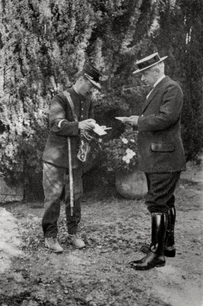 Maurice Maeterlinck, dramaturgo, poeta e ensaísta belga, 1915 de Unbekannt