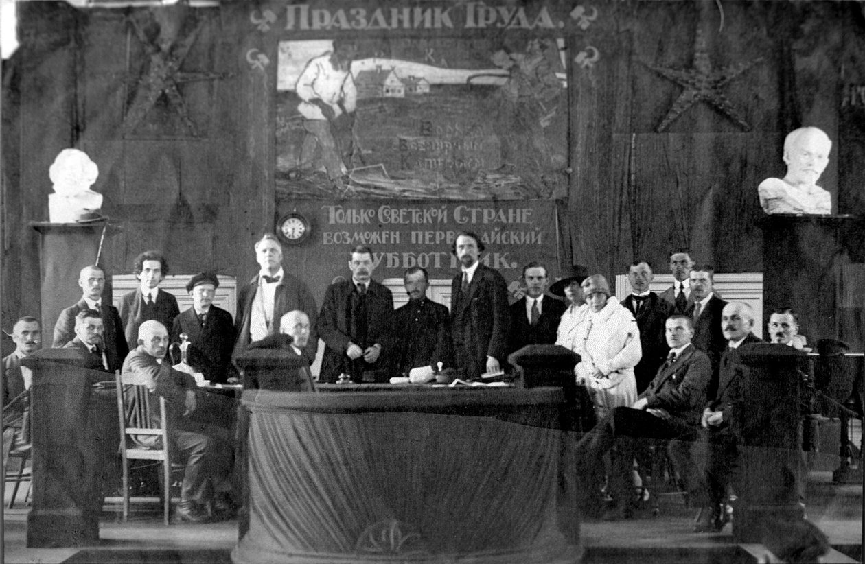Reunião do primeiro de maio, Rússia, 1920 de Unbekannt