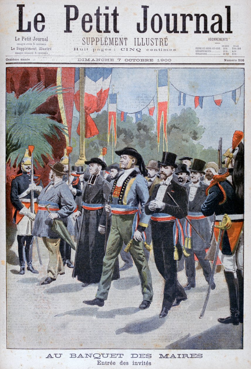 Mayors Banquet, Paris, 1900 de Unbekannt