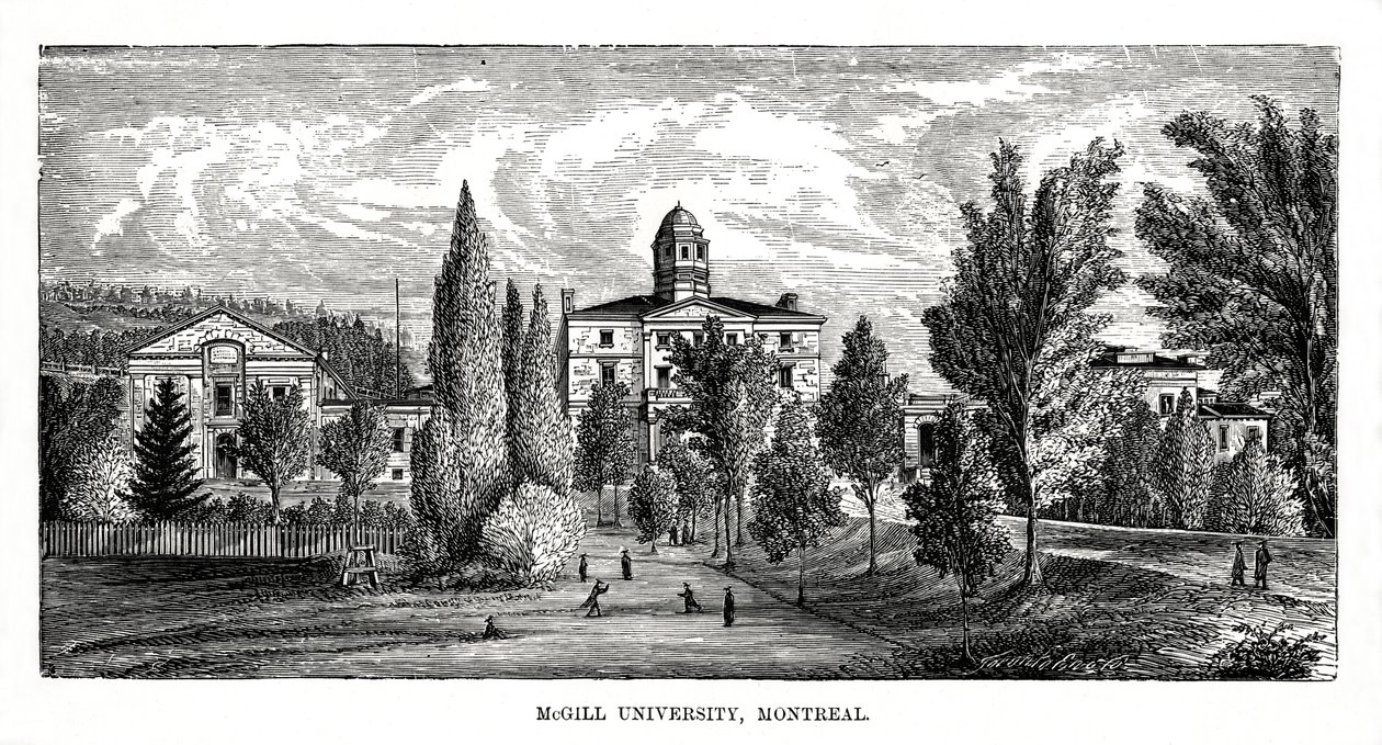 Universidade McGill, Montreal, Canadá, século XIX de Unbekannt