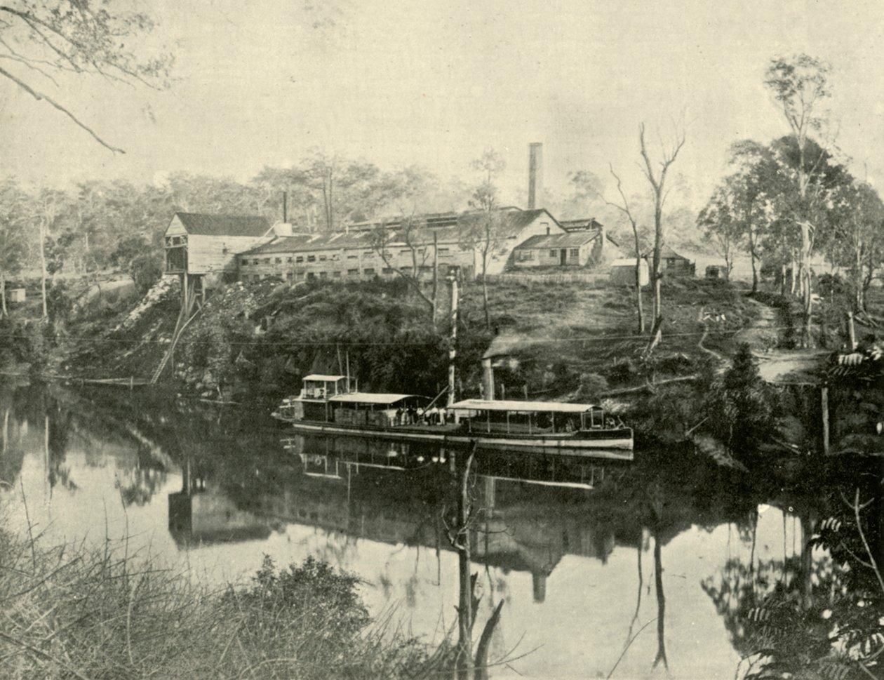 Meat Works, perto de Grafton, Nova Gales do Sul, 1901. de Unbekannt