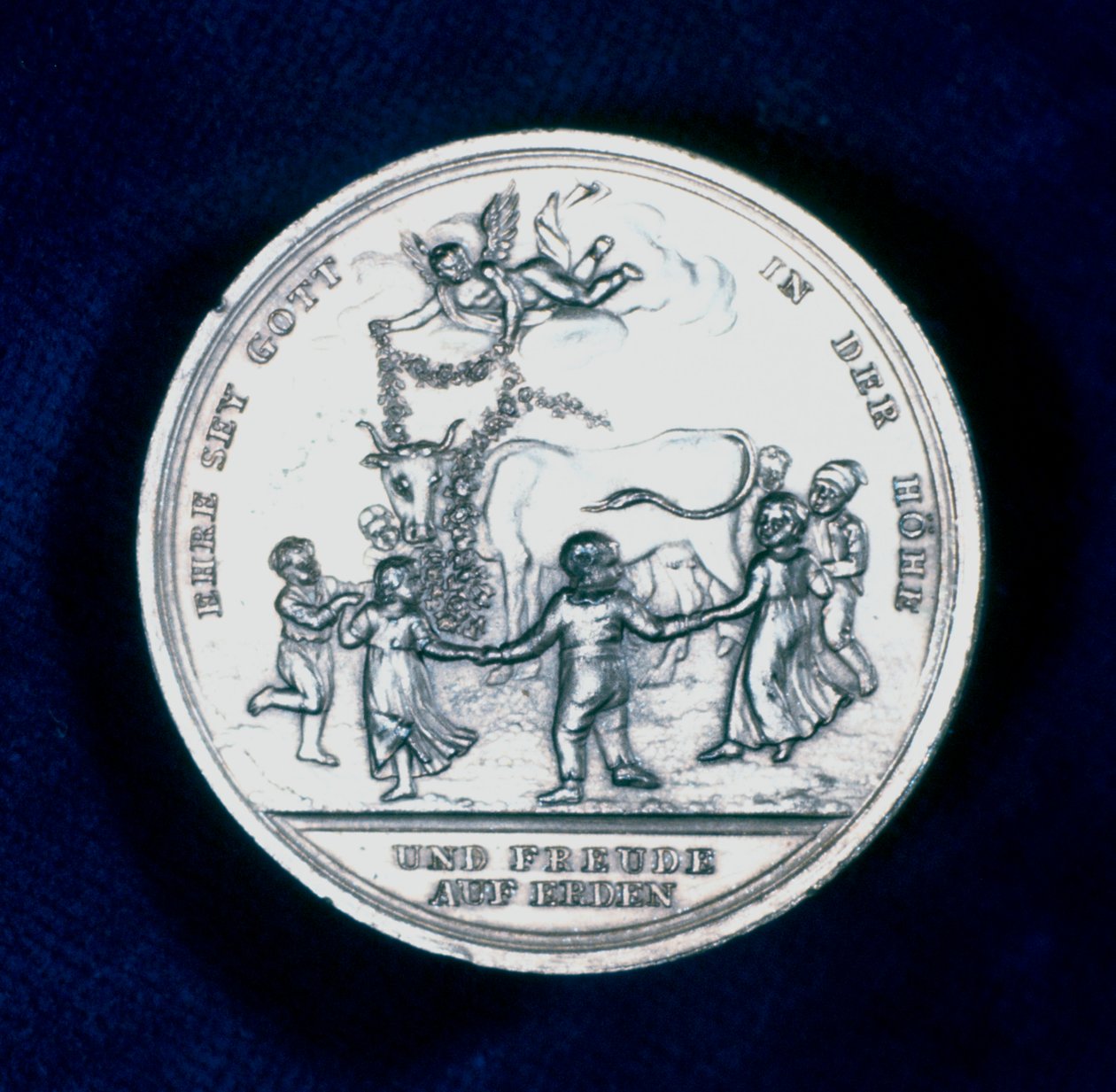 Medalha comemorativa da descoberta da vacinação contra a varíola em 1796 1800 de Unbekannt