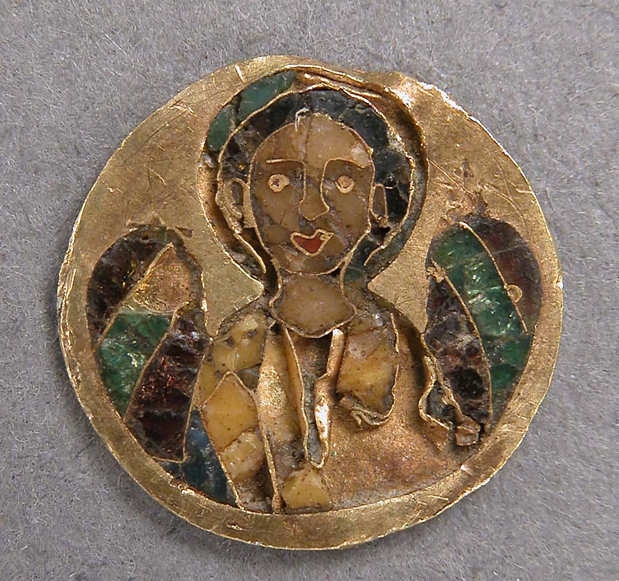 Medalhão com um Arcanjo, bizantino, século XI. de Unbekannt
