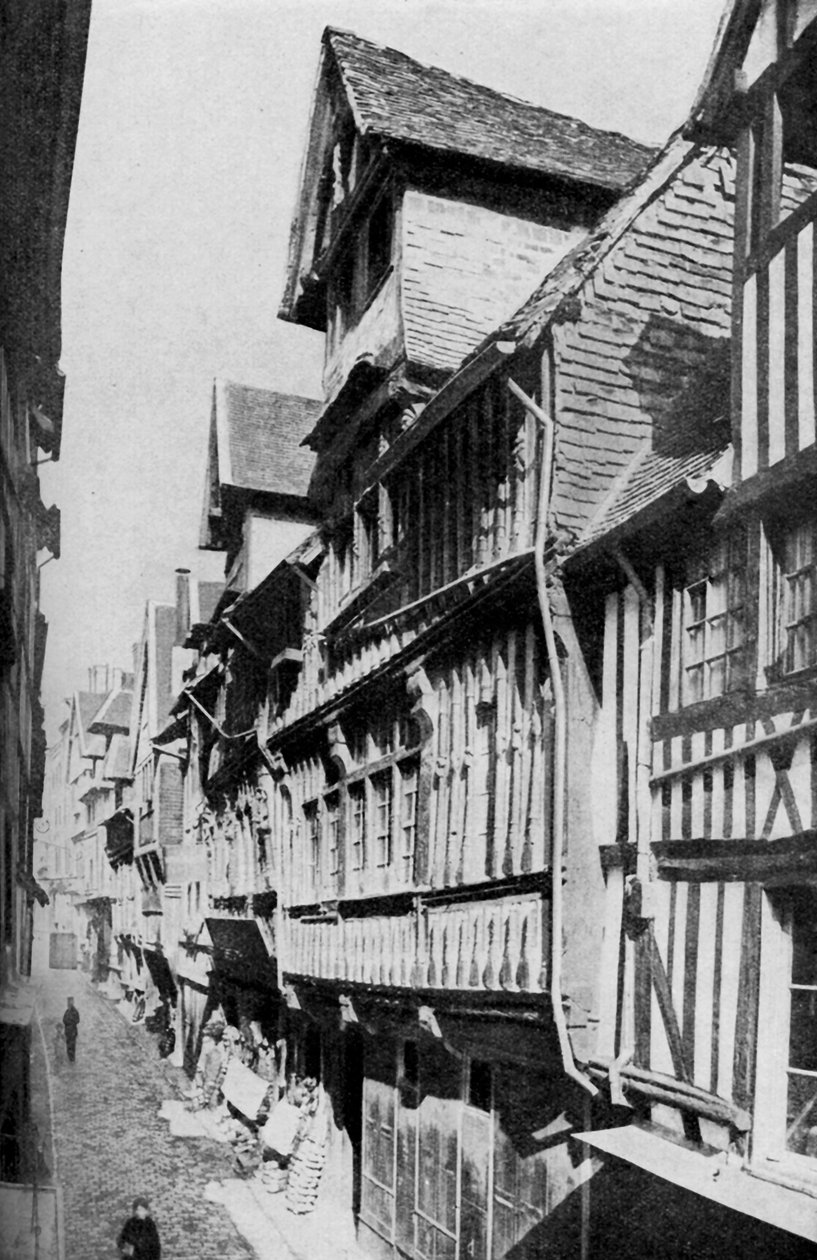 Medieval Lisieux, Normandia, França, c1930s de Unbekannt