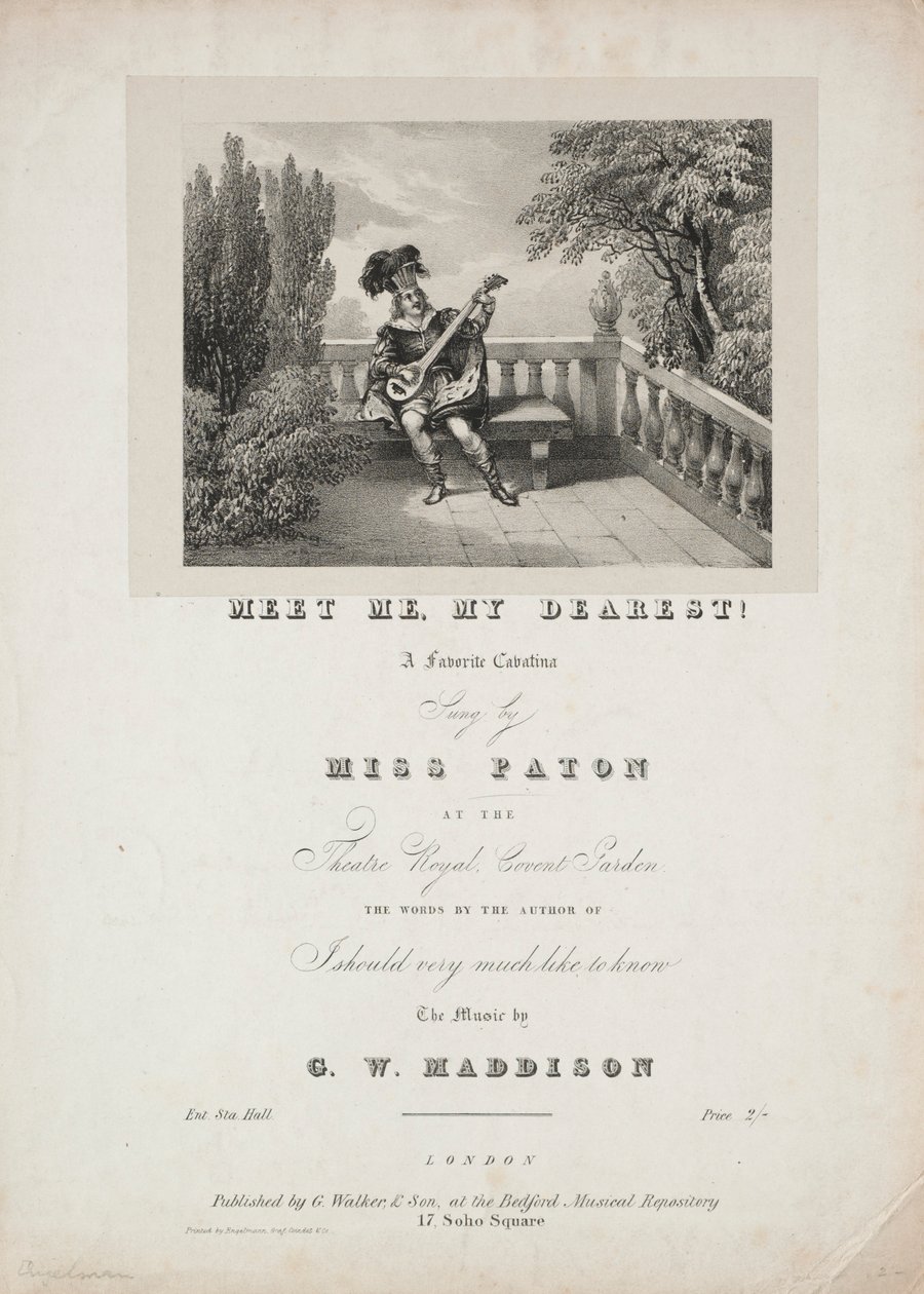 Meet Me, My Dearest !, 1800. de Unbekannt