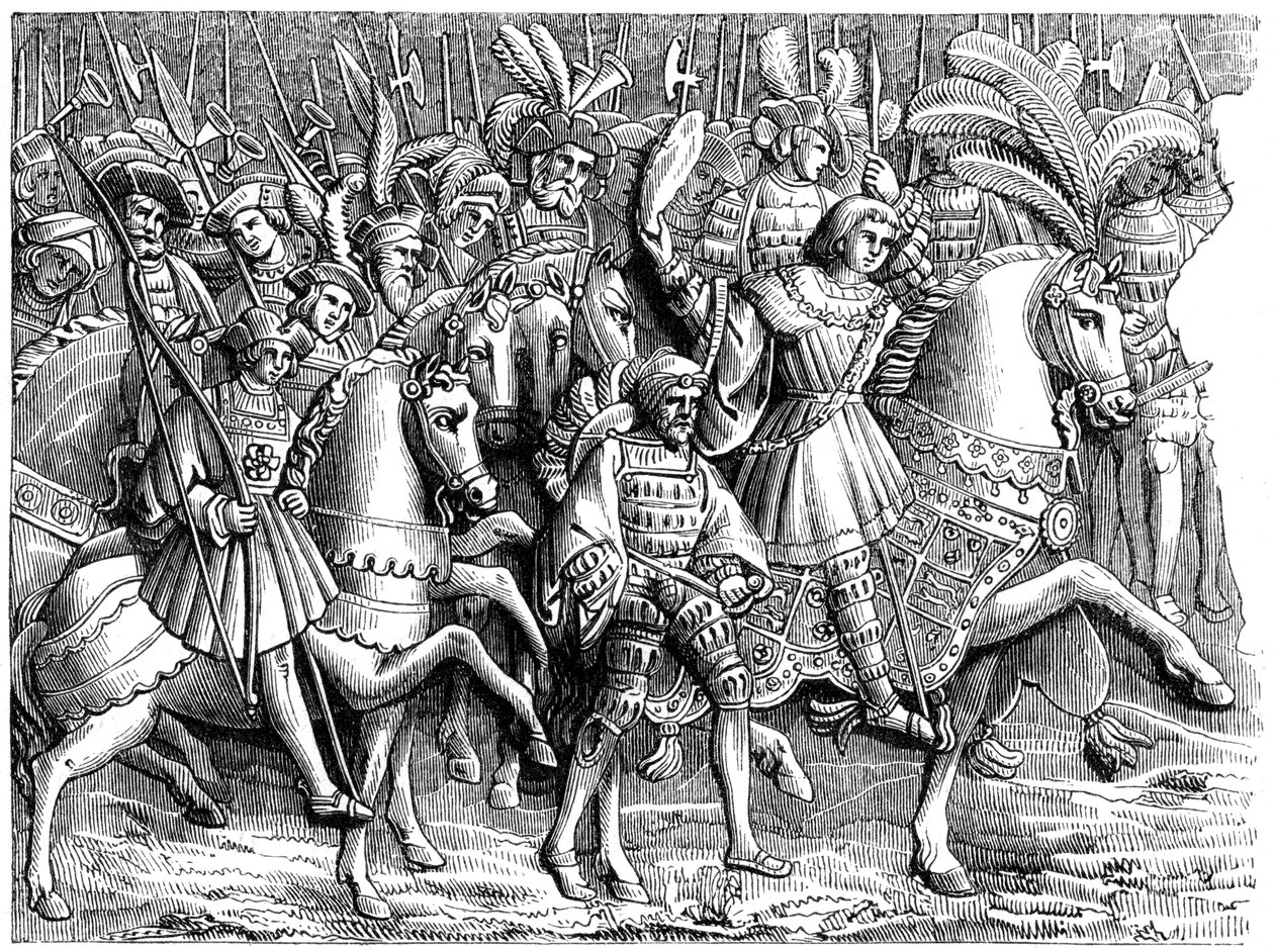 Reunião no campo do pano de ouro, século c16th 1849 de Unbekannt
