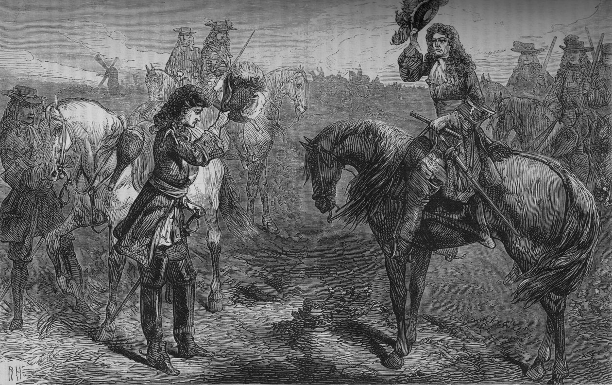 Reunião de Guilherme III. e o Duque de Berwick, c1694, c1880 de Unbekannt