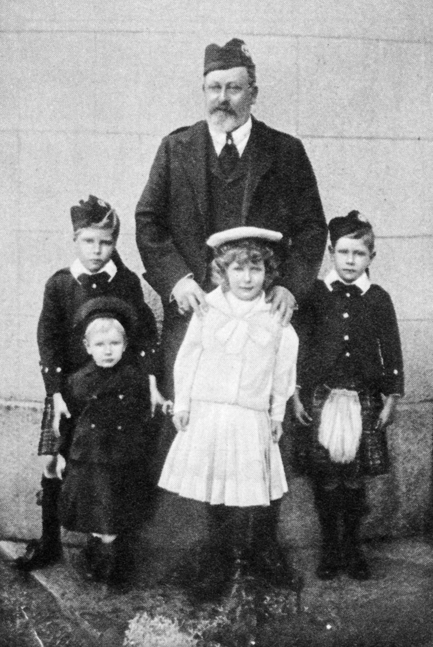 Membros da Família Real, Balmoral, Escócia, 1902 de Unbekannt