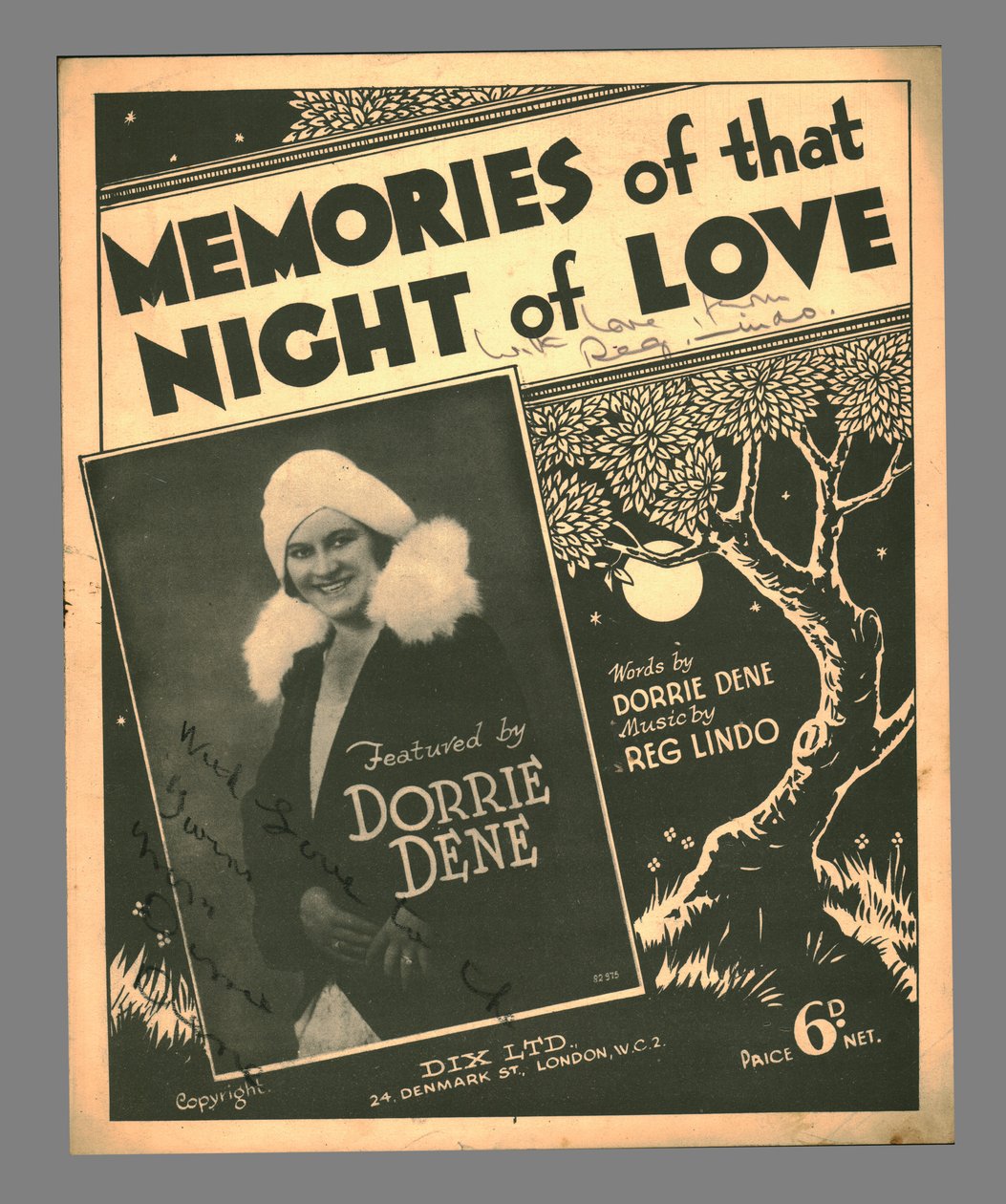 Memórias daquela Noite de Amor, anos 1930. de Unbekannt