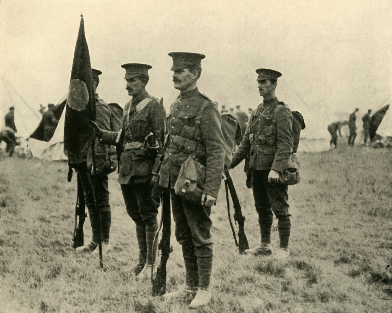 Homens da infantaria da princesa Patricias Canadian Light, 1915, c1920. de Unbekannt