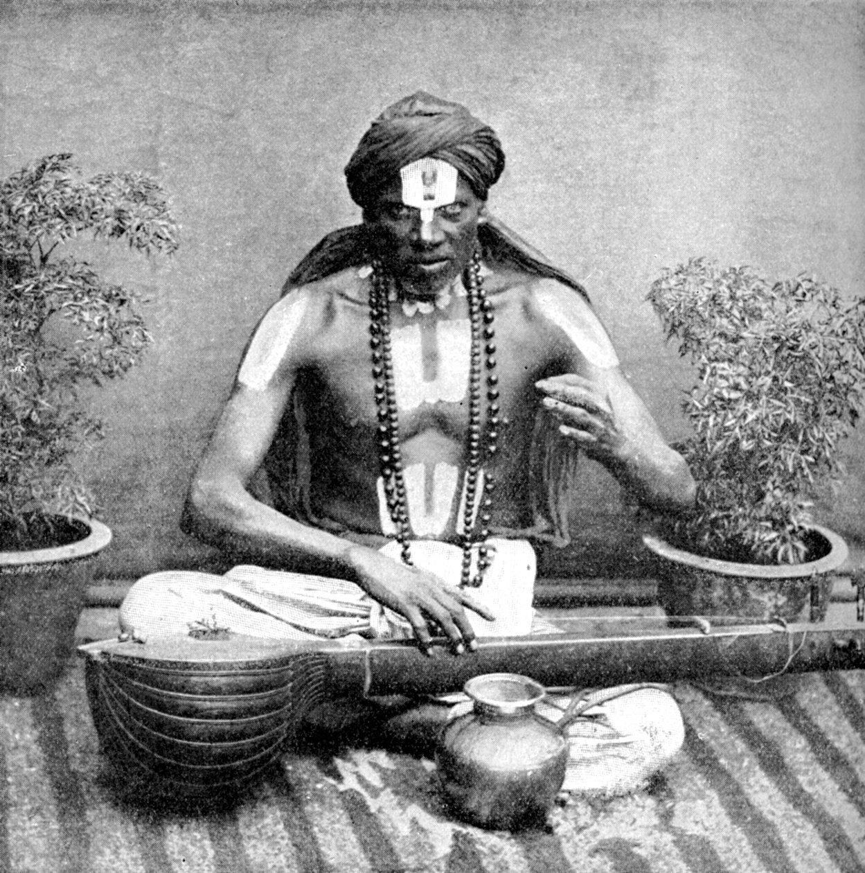 Mendicância adotada em nome de Vishnu, Índia, 1922 de Unbekannt