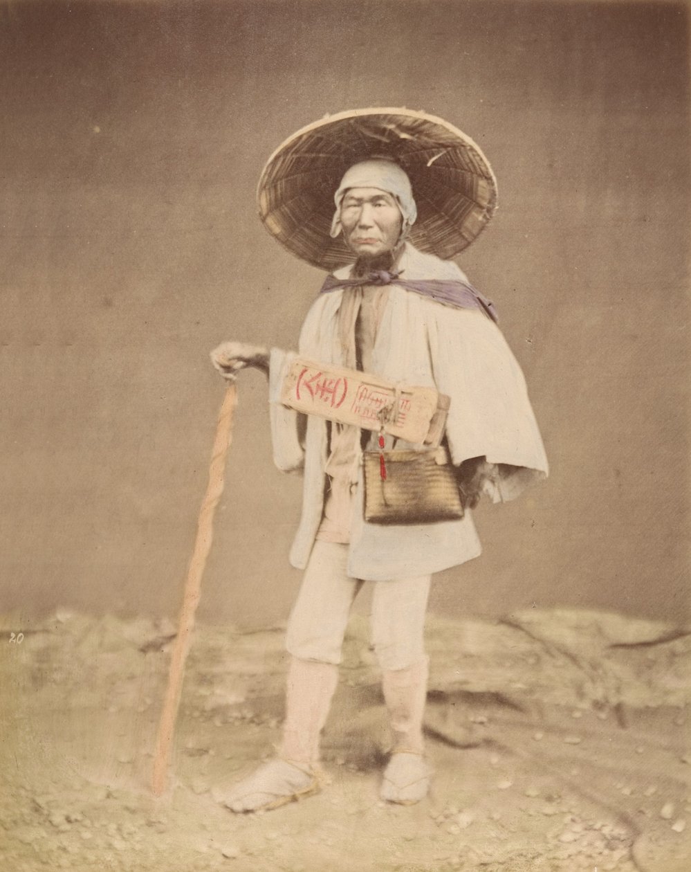 Mendicante Peregrino, década de 1870. de Unbekannt