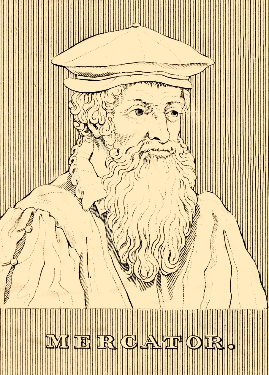 Mercator, 1512-1594, 1830. de Unbekannt