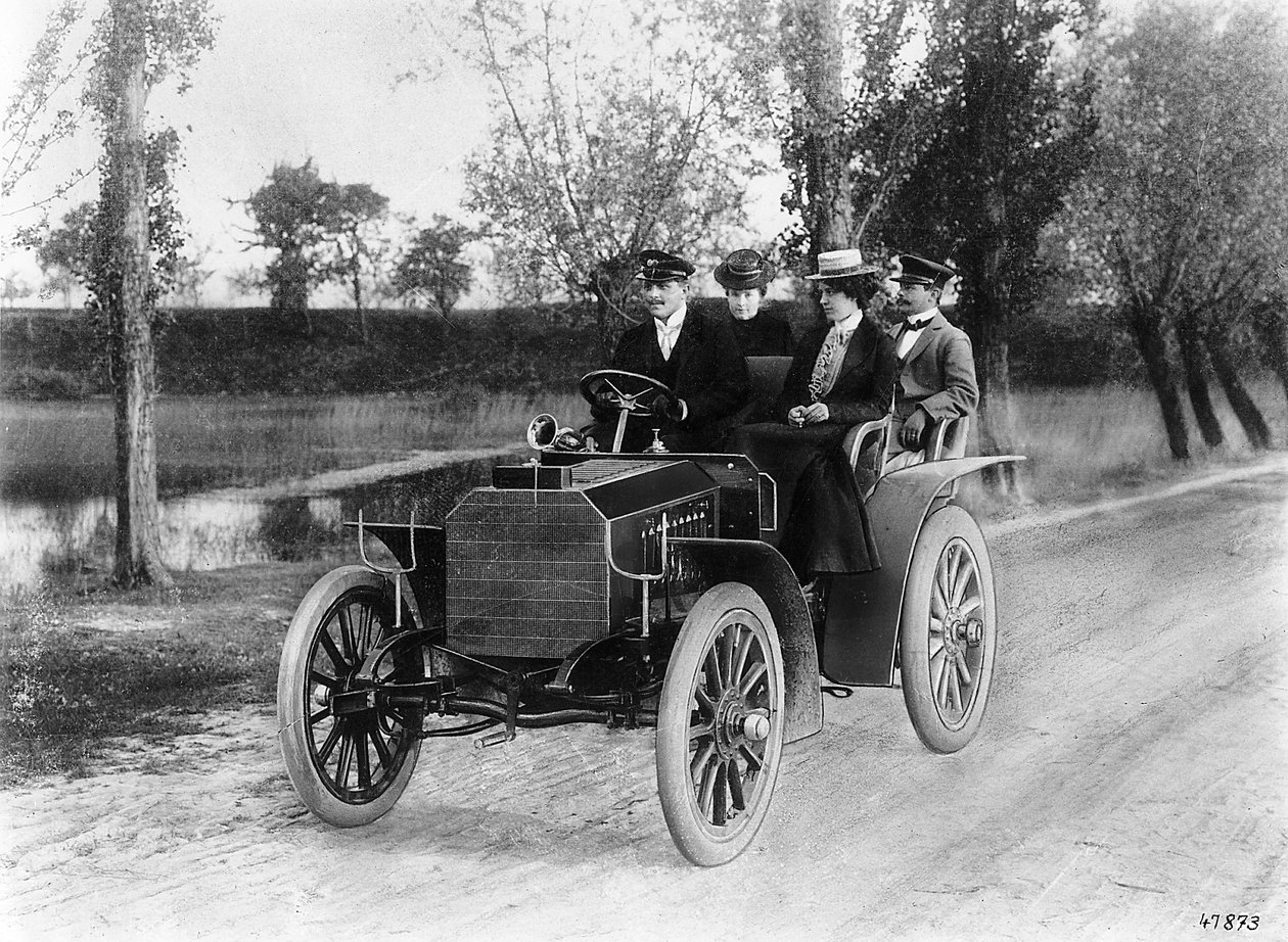 Carro de motor mercedes 35 cv, 1901 de Unbekannt