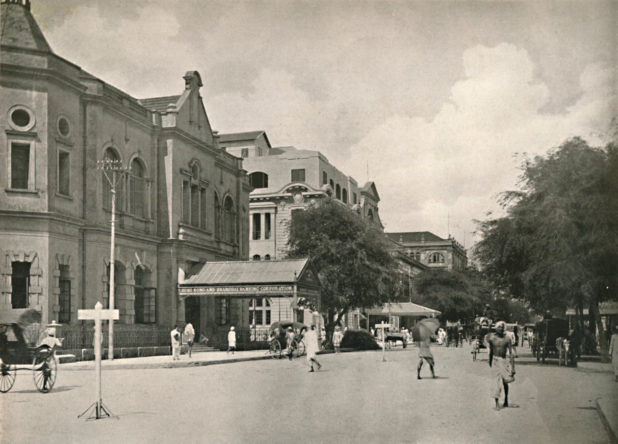 Merchant Street, Rangum, 1900. de Unbekannt