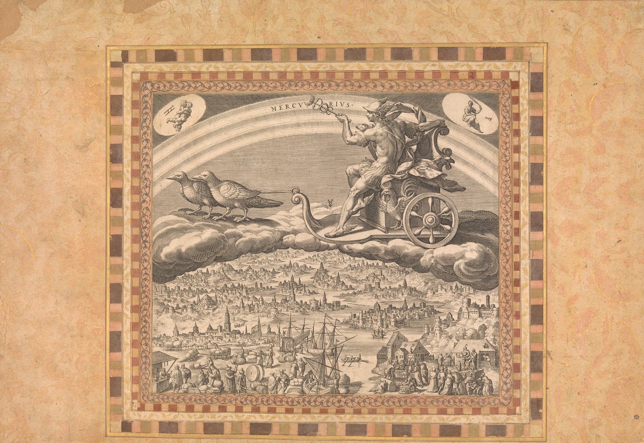 Mercury, Folio do álbum Bellini, ca. 1600. de Unbekannt