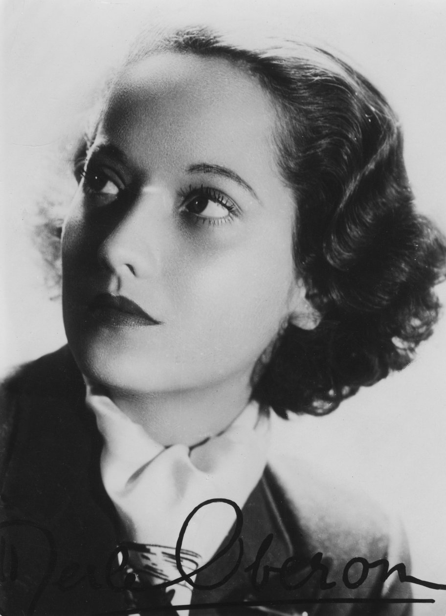 Merle Oberon 1911-1979, atriz britânica, c1930s de Unbekannt