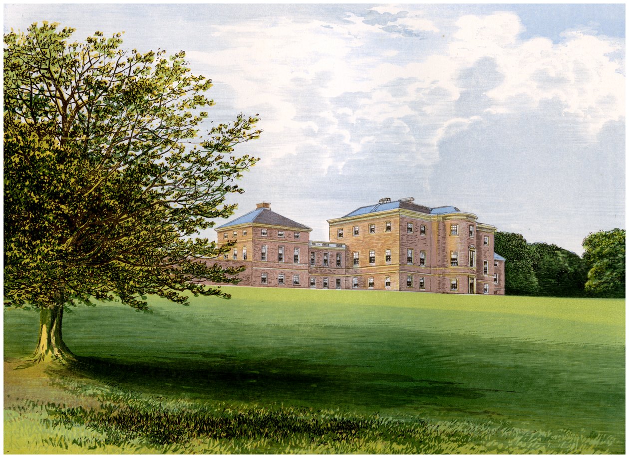 Mersham-le-Hatch, Kent, casa do baronete Knatchbull, c1880 de Unbekannt