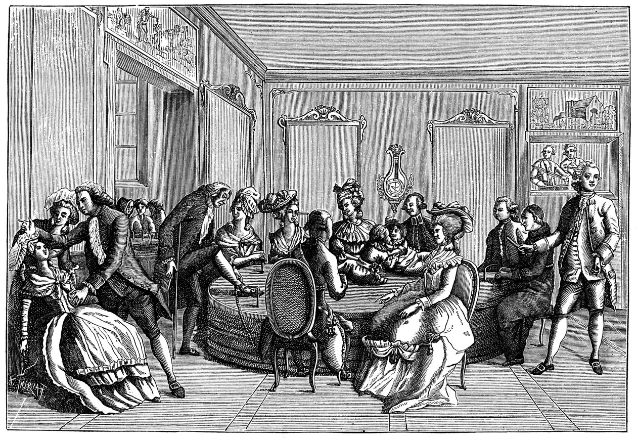Mesmers banheira, 1779 1875 de Unbekannt