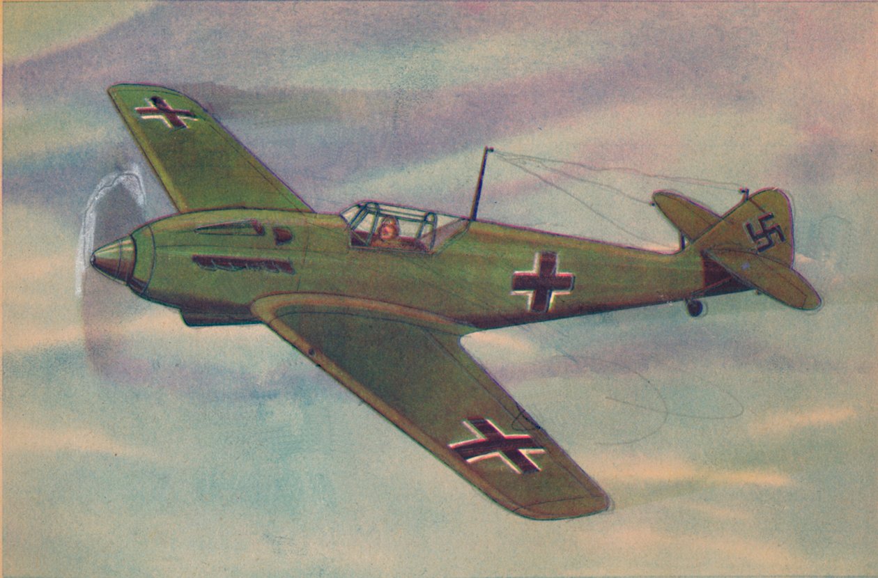 Monoplano do lutador de Messerschmitt ME 109, c1944. de Unbekannt