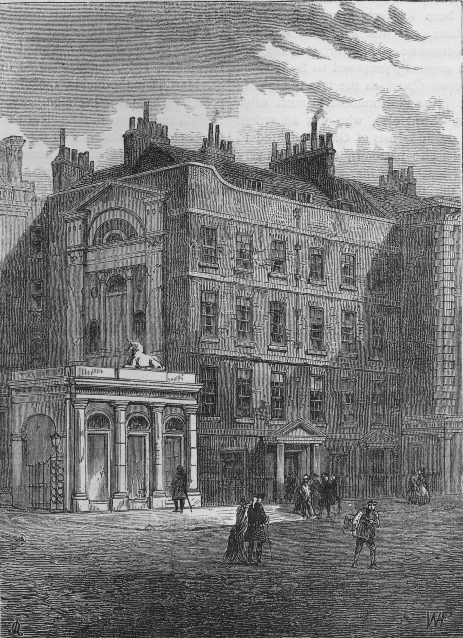Salas originais dos senhores Christie e Mansons, Westminster, Londres, c1860 1878 de Unbekannt