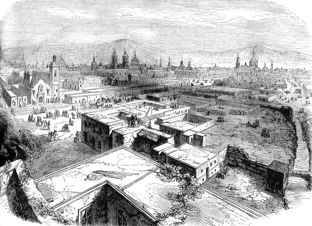 Cidade do México, México, meados do século XIX c1880 de Unbekannt