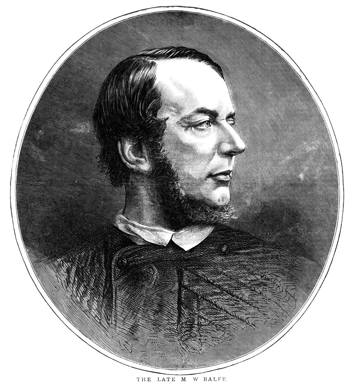 Michael William Balfe, compositor e cantor britânico nascido na Irlanda, 1870 de Unbekannt