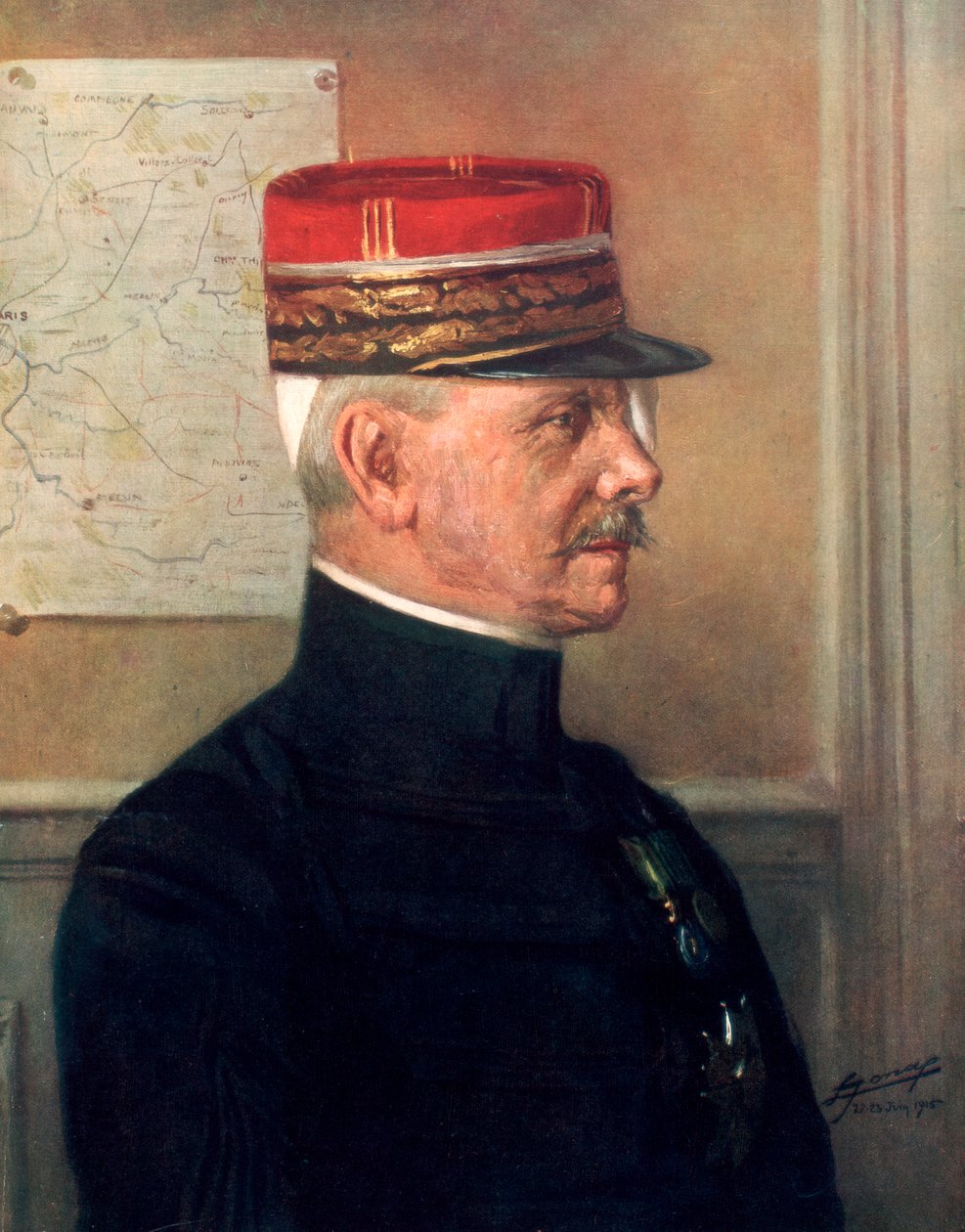 Michel-Joseph Maunoury, general francês da Primeira Guerra Mundial, 1926 de Unbekannt