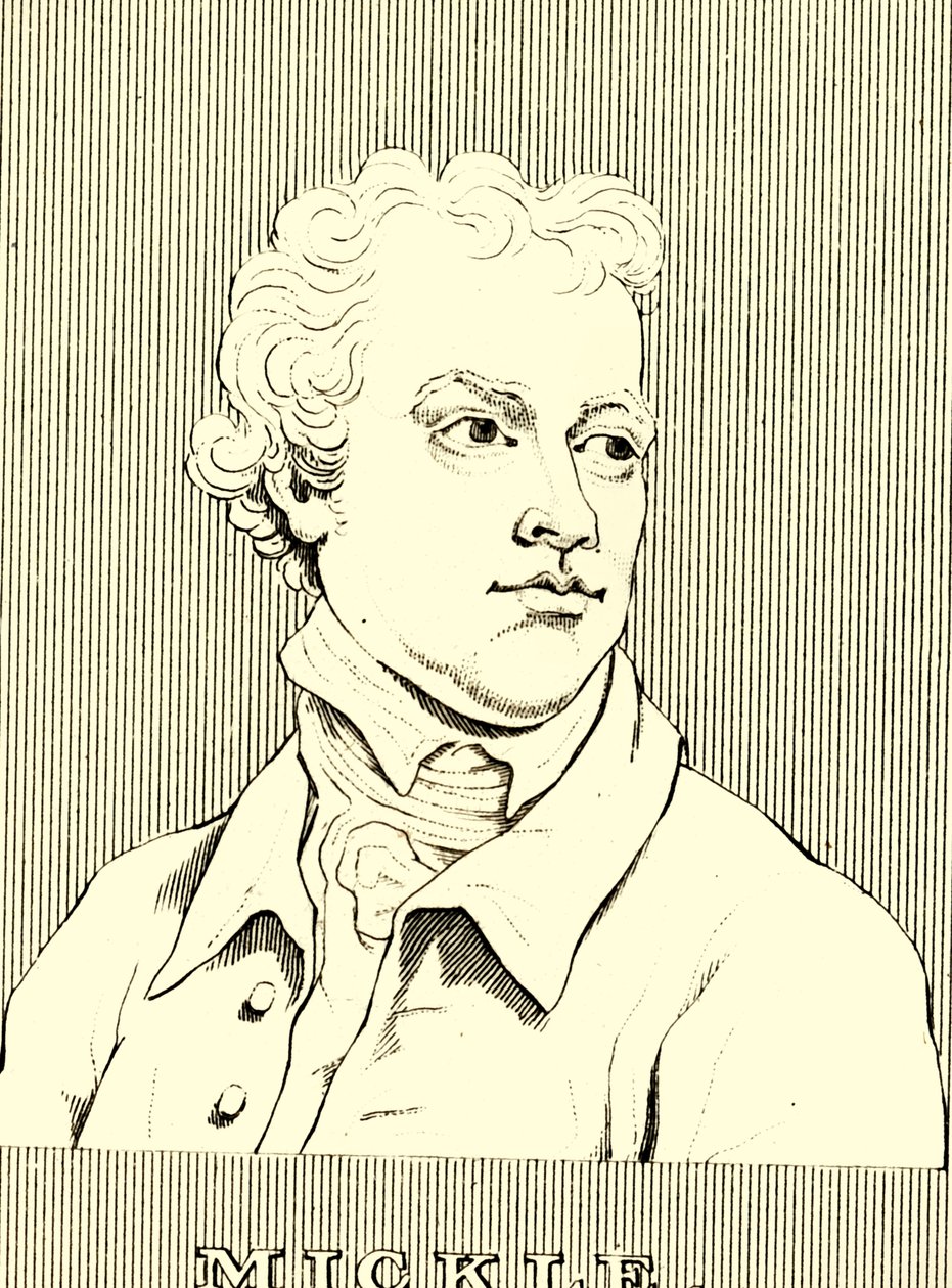 Mickle, 1734-1788, 1830. de Unbekannt