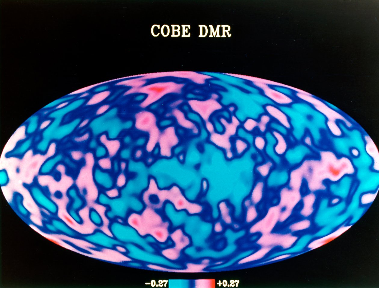 Mapa de microondas do céu inteiro, c1990s de Unbekannt