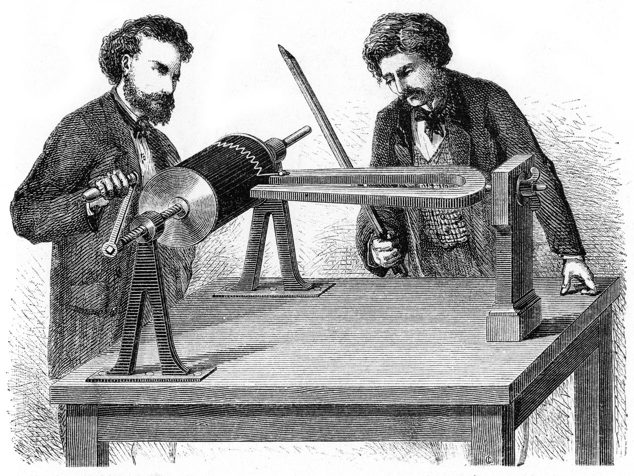 Fonautógrafo de meados do século XIX, 1872 de Unbekannt