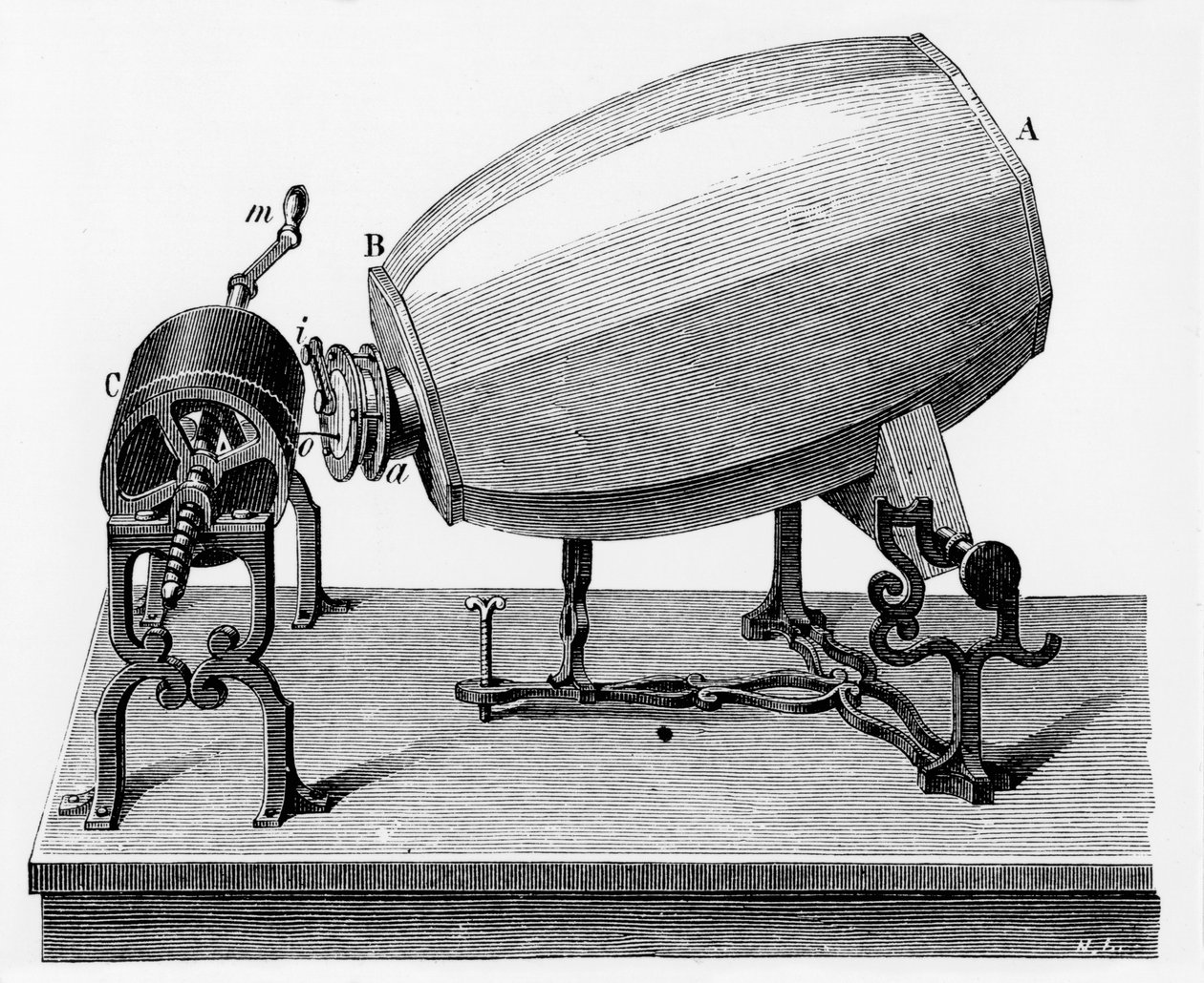 Fonautógrafo de meados do século XIX, c.1906 de Unbekannt