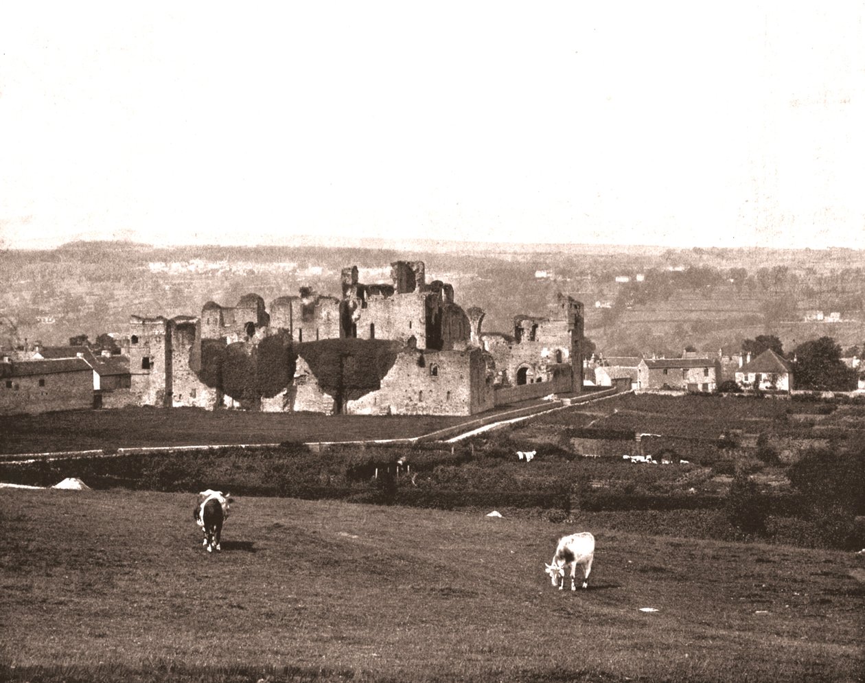 Castelo de Middleham, Yorkshire, 1894. de Unbekannt
