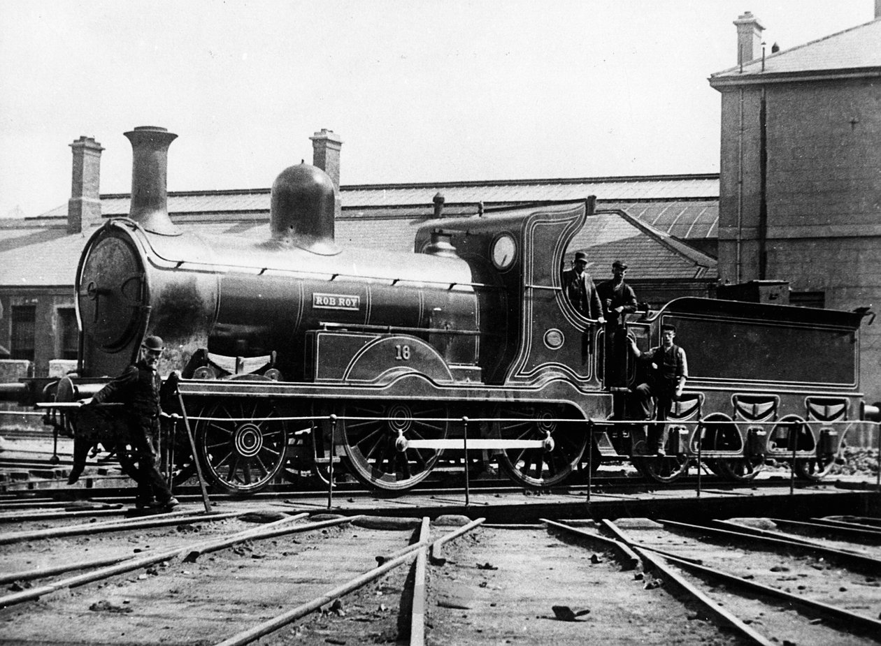 Midlands e Great Western Railway Irlanda 2-4-0 locomotiva Rob Roy, 1873 de Unbekannt