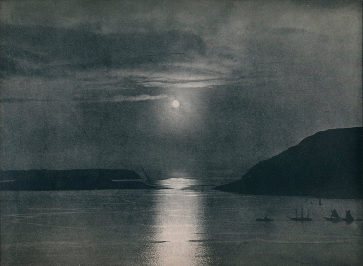 Sol da meia-noite em Hammerfest, 1914. de Unbekannt