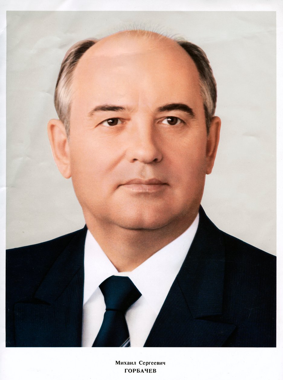 Mikhail Gorbachev, líder da União Soviética, 1985 de Unbekannt