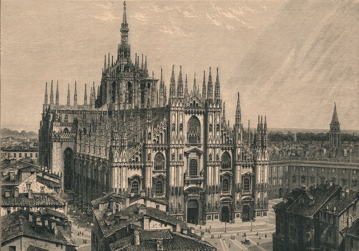 Catedral de Milão, 1873. de Unbekannt