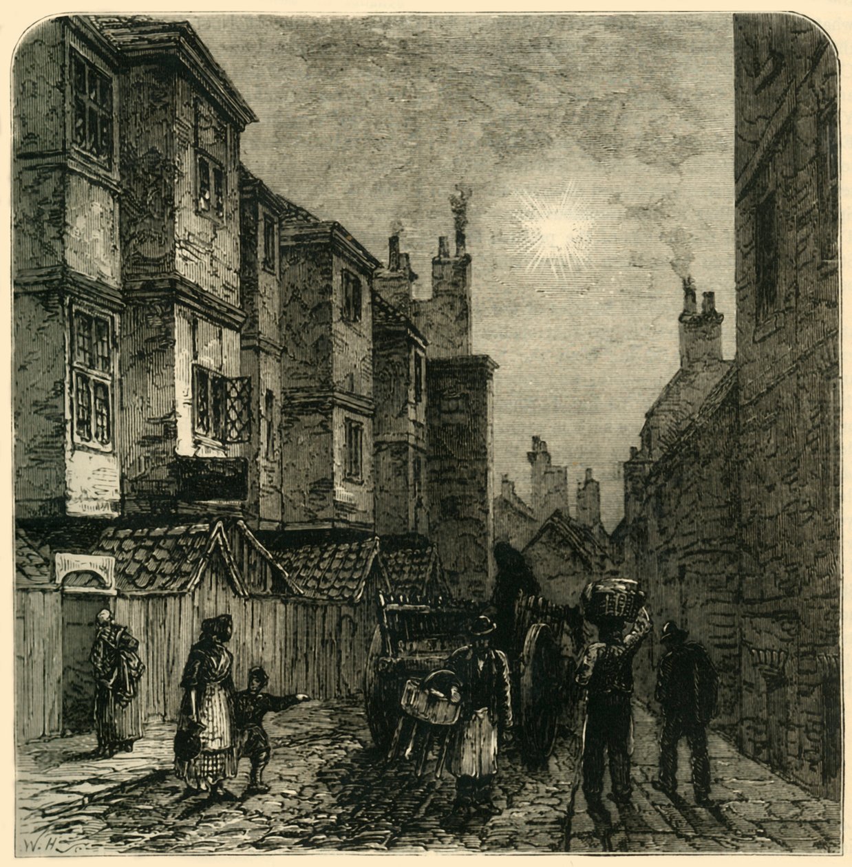 Milford Lane em 1820, 1881. de Unbekannt