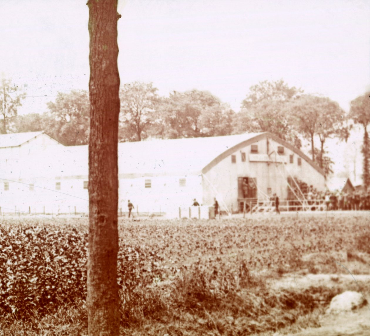 Base militar, Furnes, Flandres, Bélgica, c1914-c1918 de Unbekannt
