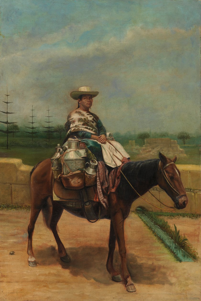 Mulher Leite, c. 1890-1892. de Unbekannt