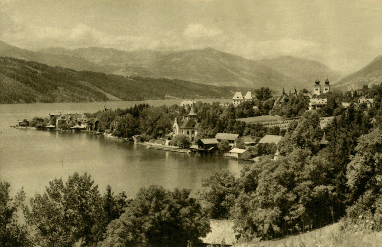 Millstatt am See, Caríntia, Áustria, c1935. de Unbekannt