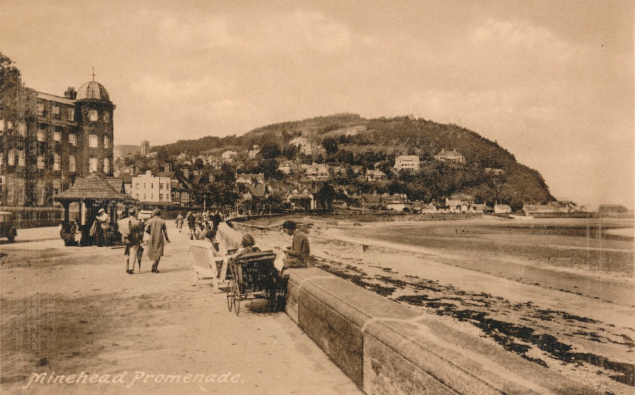 Minehead Promenade, Somerset, c1930s de Unbekannt