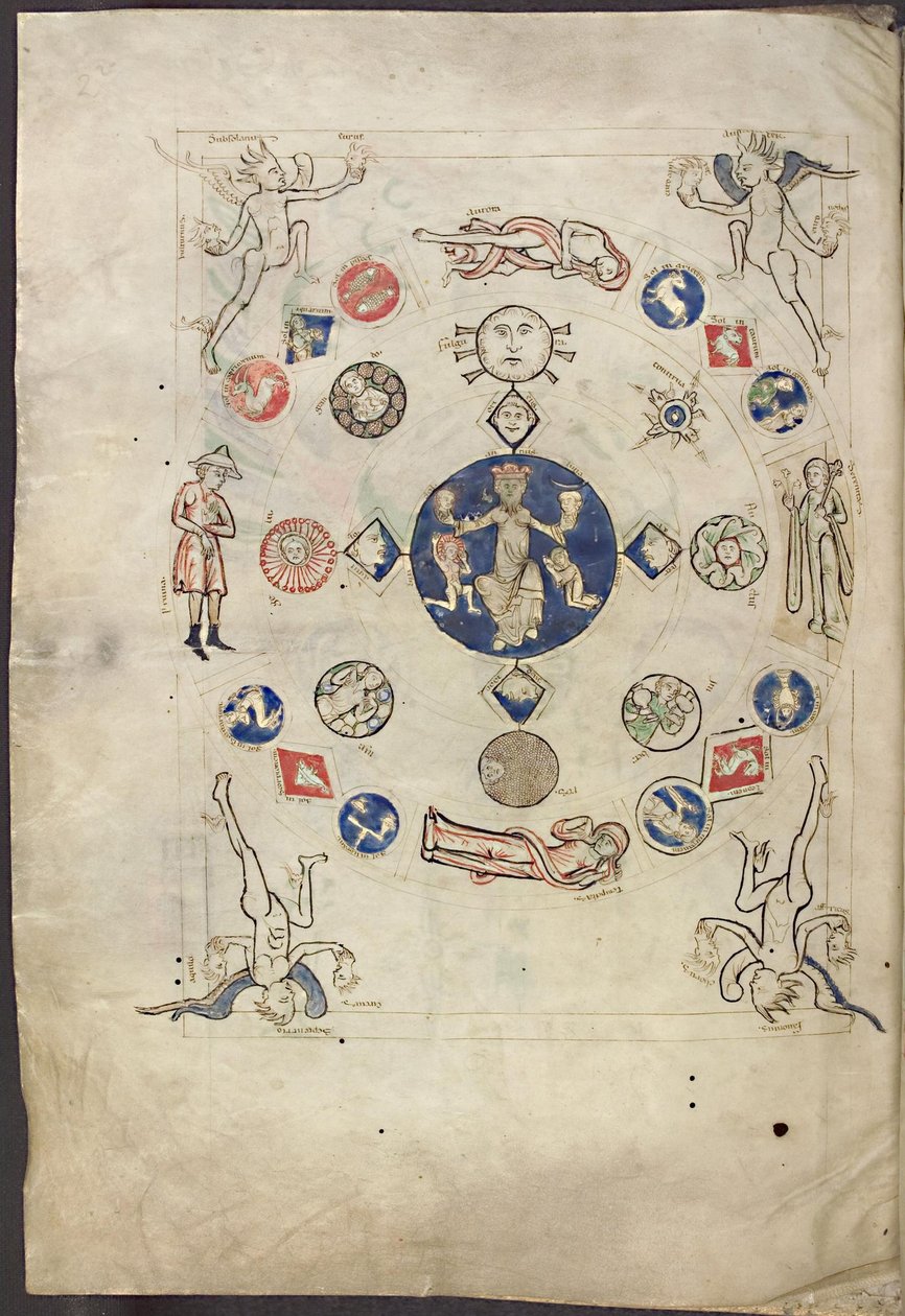 Annus miniatura de Liber Scivias por Hildegard de Bingen, ca 1220 de Unbekannt