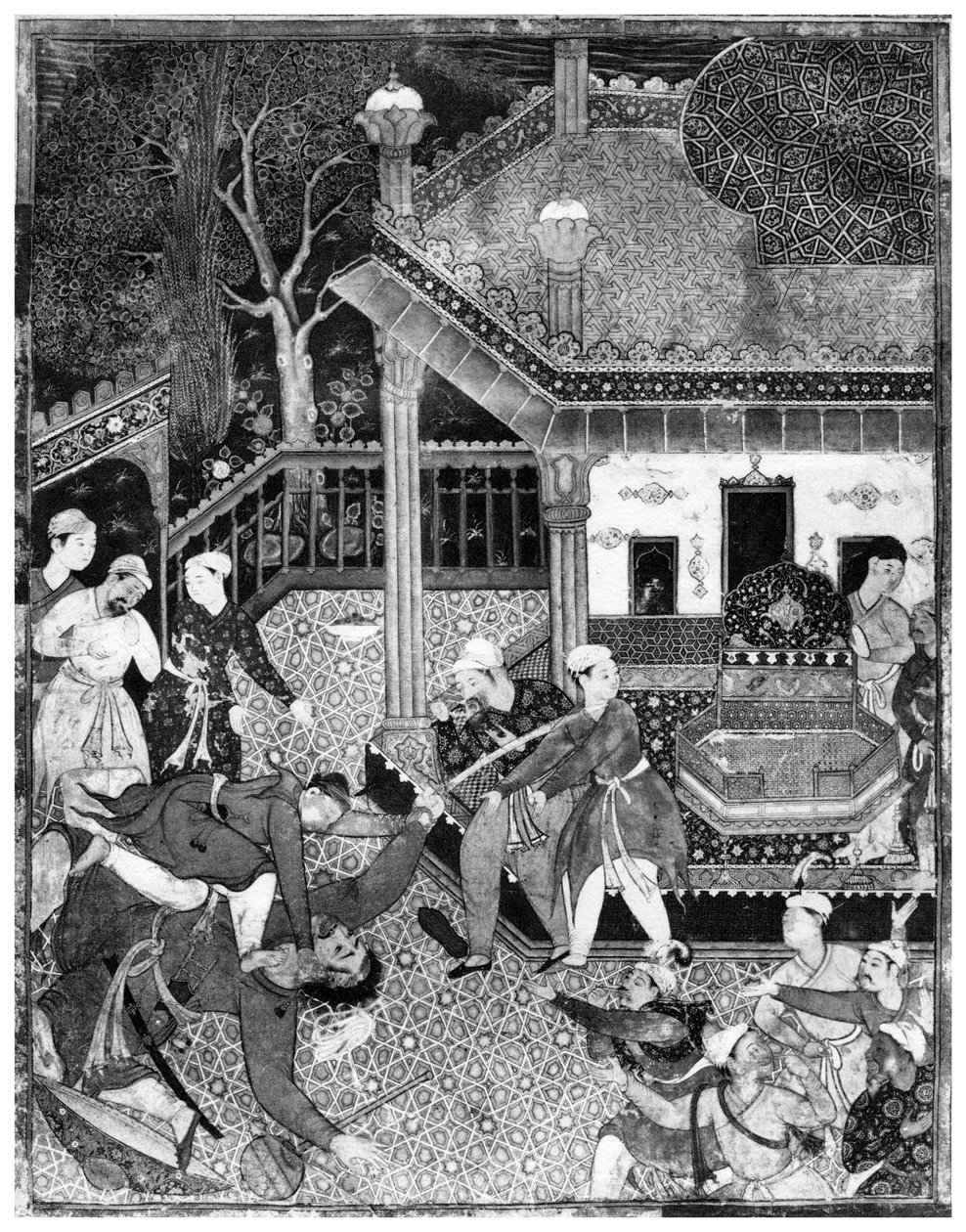 Miniatura do Dastan e-Amir Hamza, c1500 1958 de Unbekannt