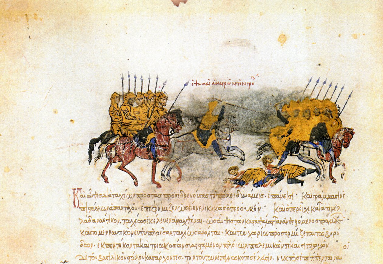 Miniatura dos Skylitzes de Madri, séculos 11 e 12 de Unbekannt