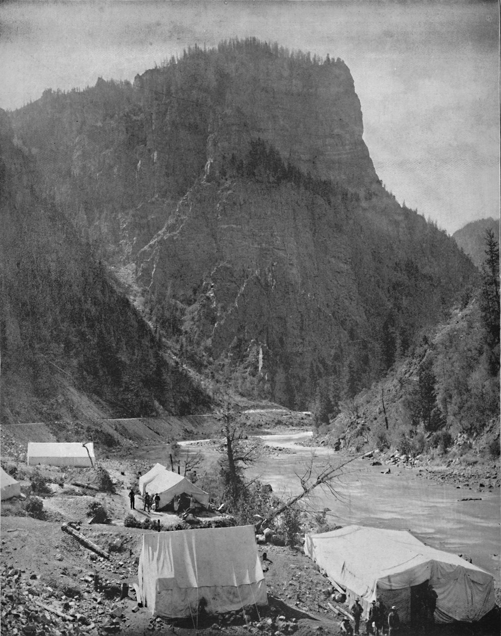 Campo de Mineração, Nevada, c1897. de Unbekannt